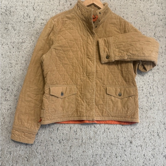 Eddie Bauer L quilted corduroy barn coat in EUC - Picture 10 of 16